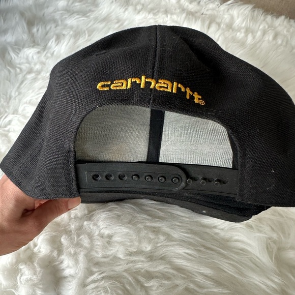 Carhartt men’s flat rimmed black hat - Picture 6 of 9